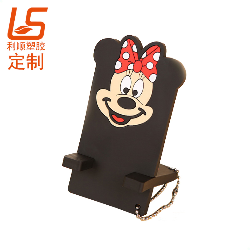 定制PVC軟膠手機座 PVC公仔手機座